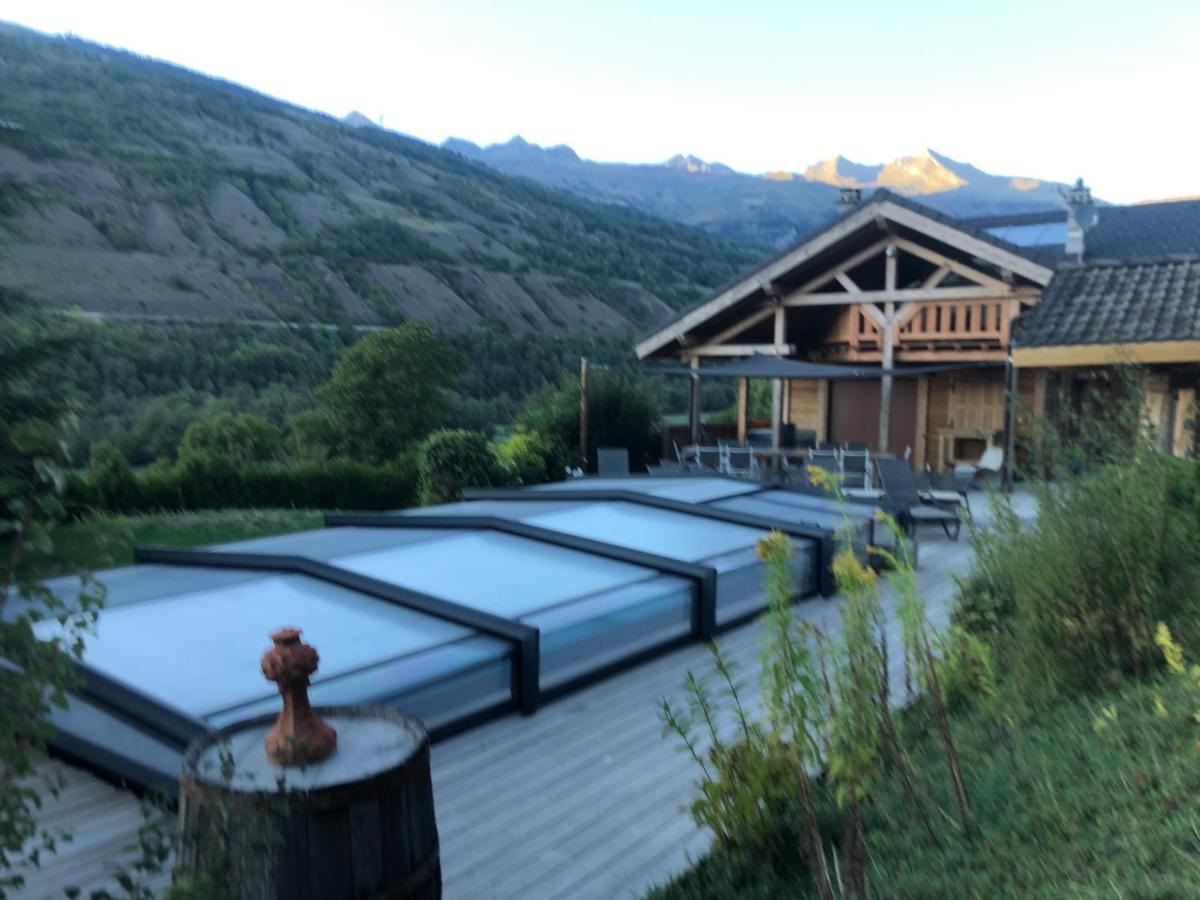 Chalet Savoyard D'Exception Avec Piscine Chauffee Villa Bourg-Saint-Maurice Exterior photo